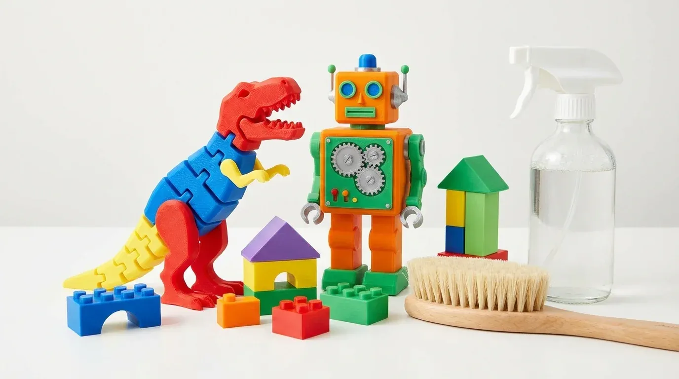 Featured image for How Do You Clean 3D Printed Toys?