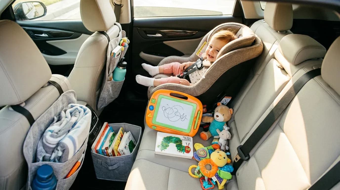 Featured image for The Ultimate Guide to Keeping Toddlers Entertained on Long Car Journeys